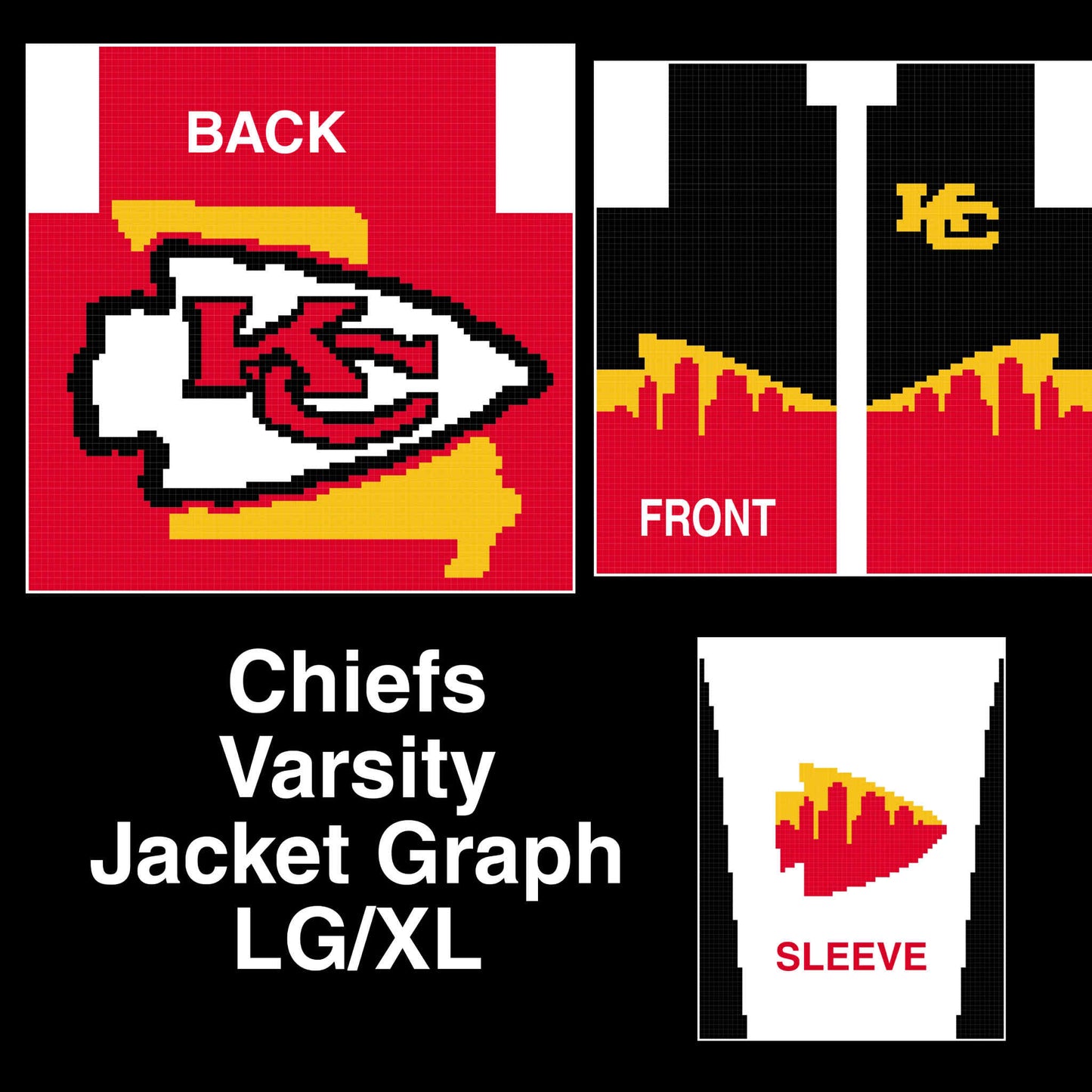 Kansas City Chiefs Varsity/Cardigan Graph