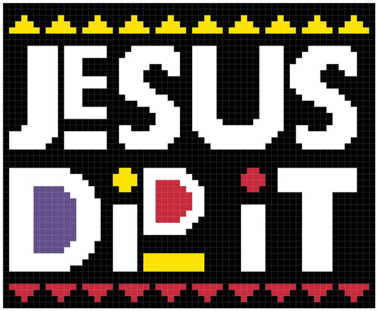 Jesus DId It Pillow 61x50