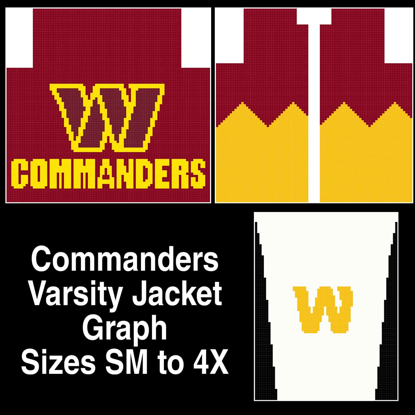 Commanders Varsity/Cardigan Graph