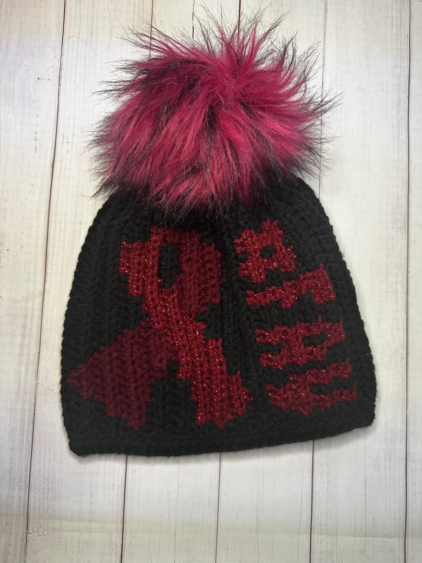 Awareness Hat Crochet Pattern with Graph