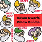 Seven Dwarfs Pillow Bundle