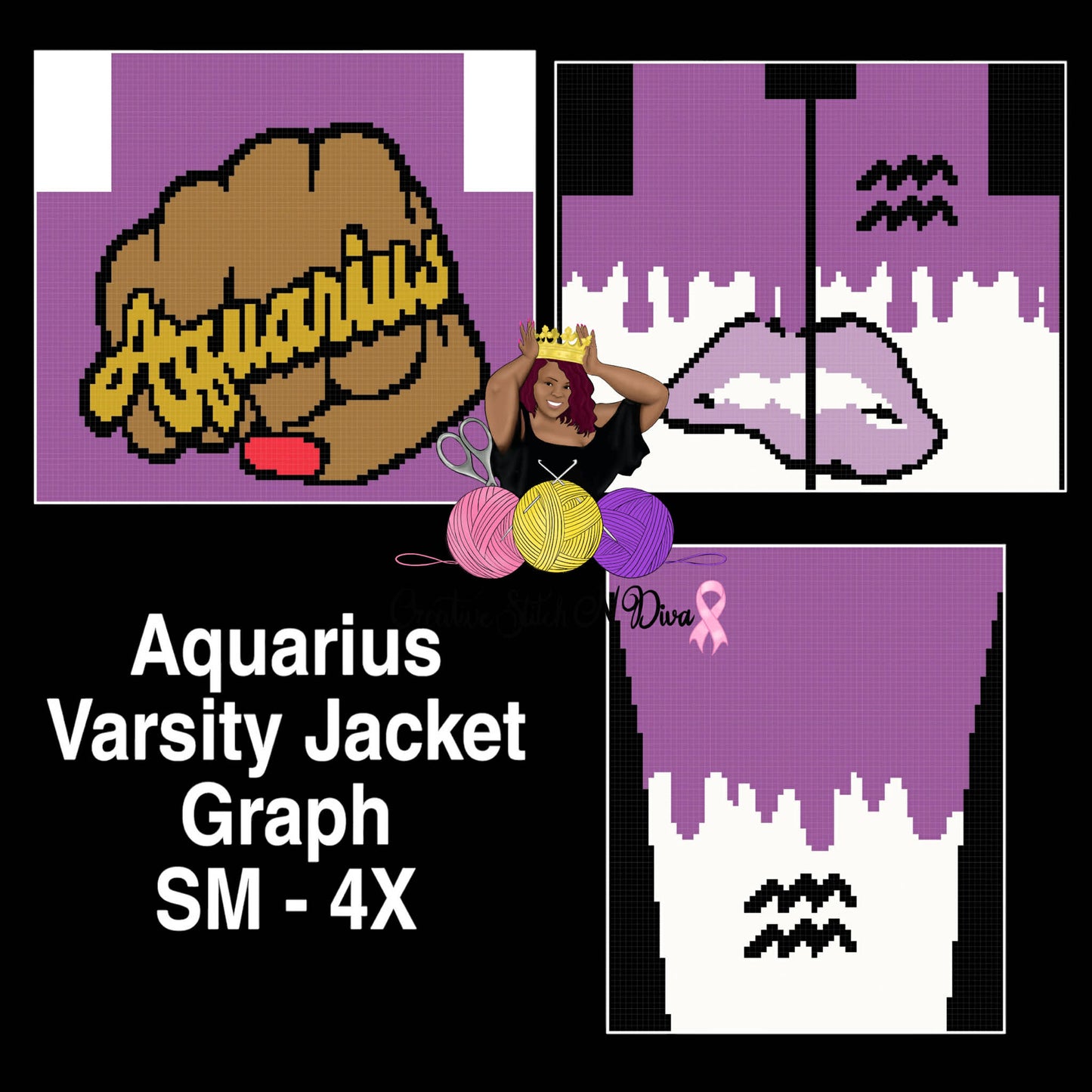 Aquarius Varsity Jacket Graph ONLY