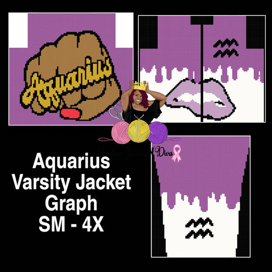 Aquarius Varsity Jacket Graph ONLY