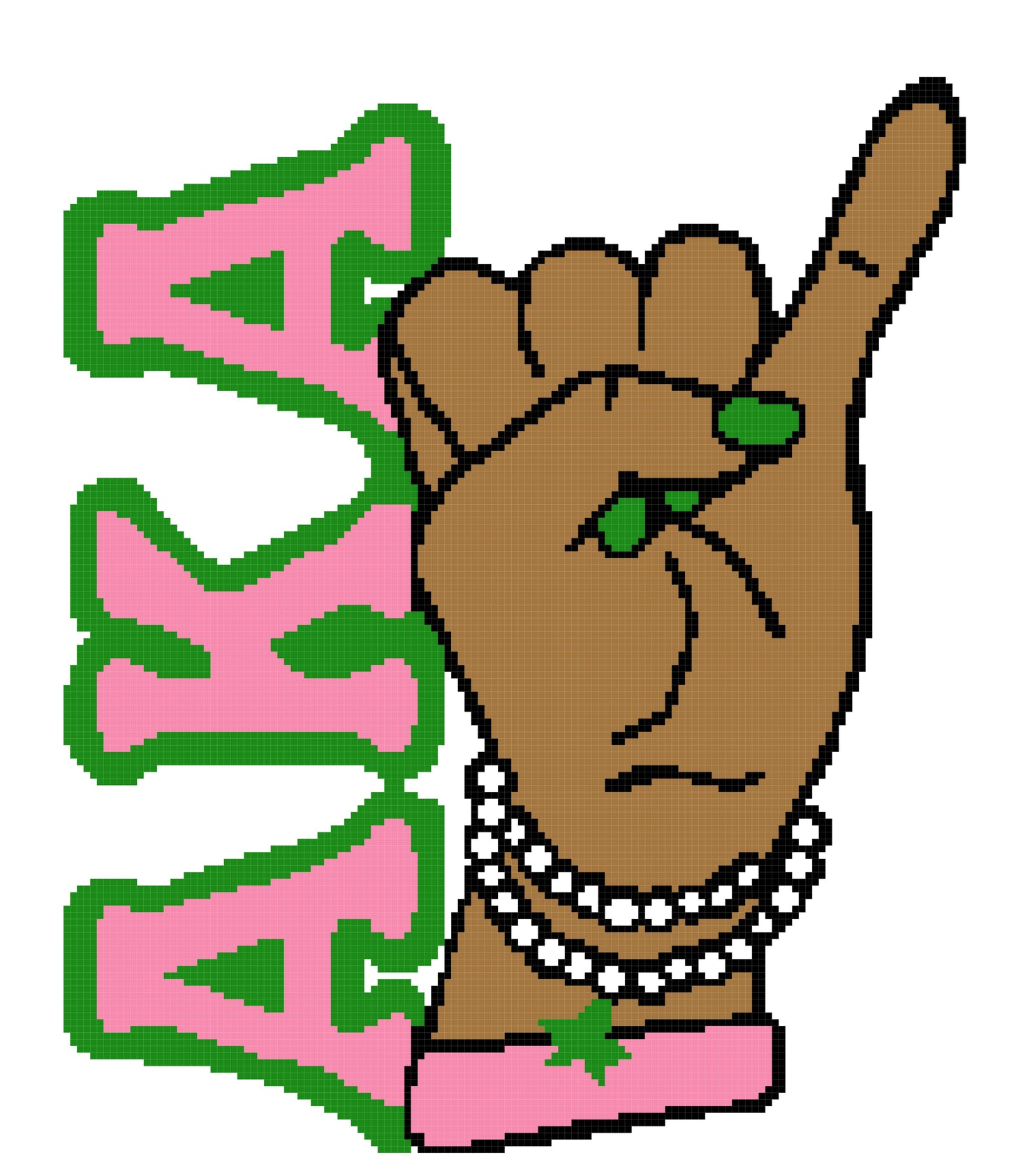 AKA Hand Sign 150x175 PLAIN