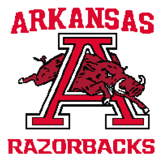 Arkansas Razorback 200x200 Plain