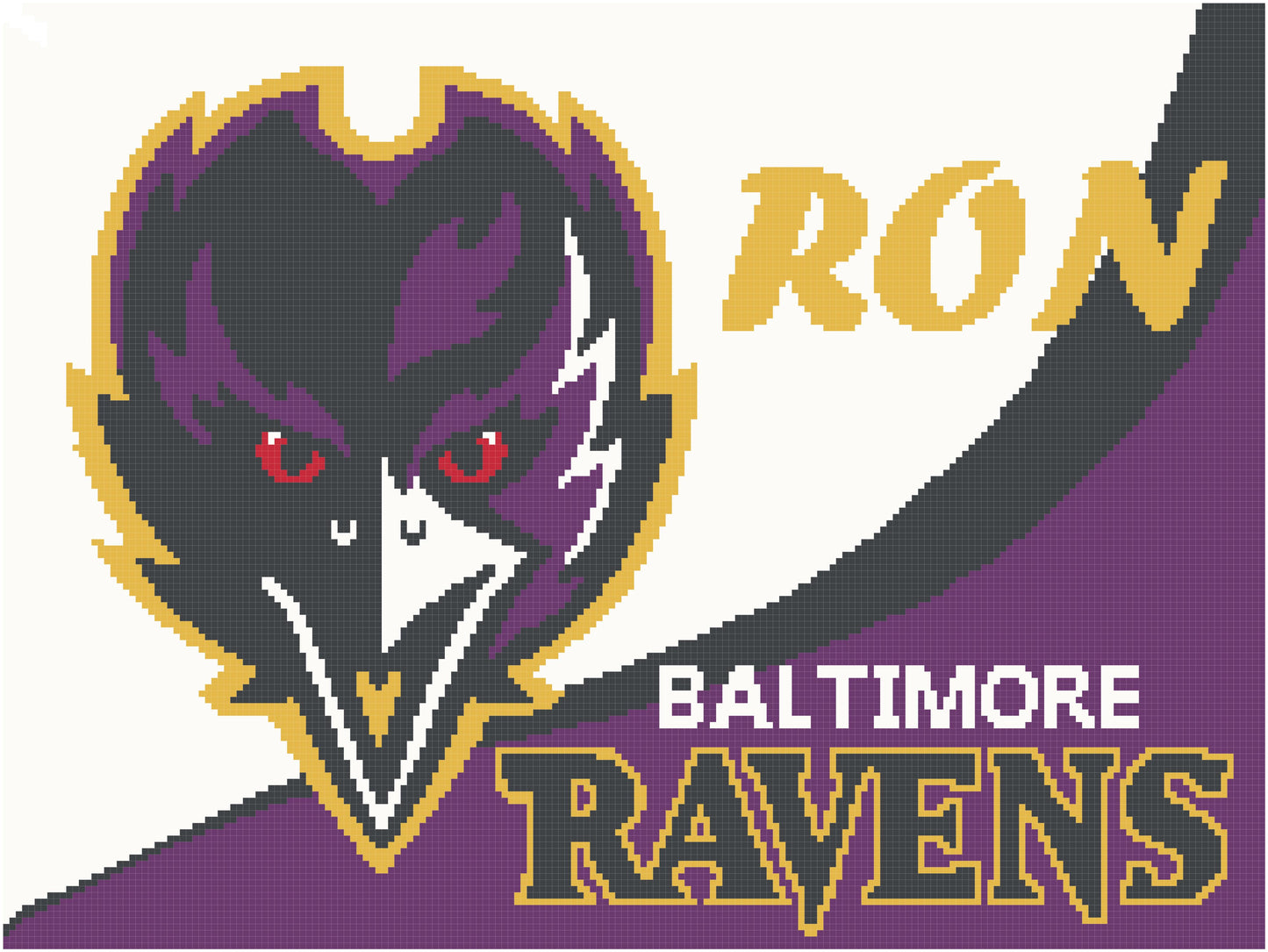 Baltimore Ravens 200x150 PERSONALIZED