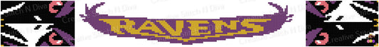 Baltimore Ravens Scarf 2025 250x30