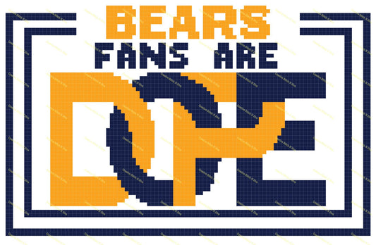 Chicago Bears fans are dope Pillow 100x65