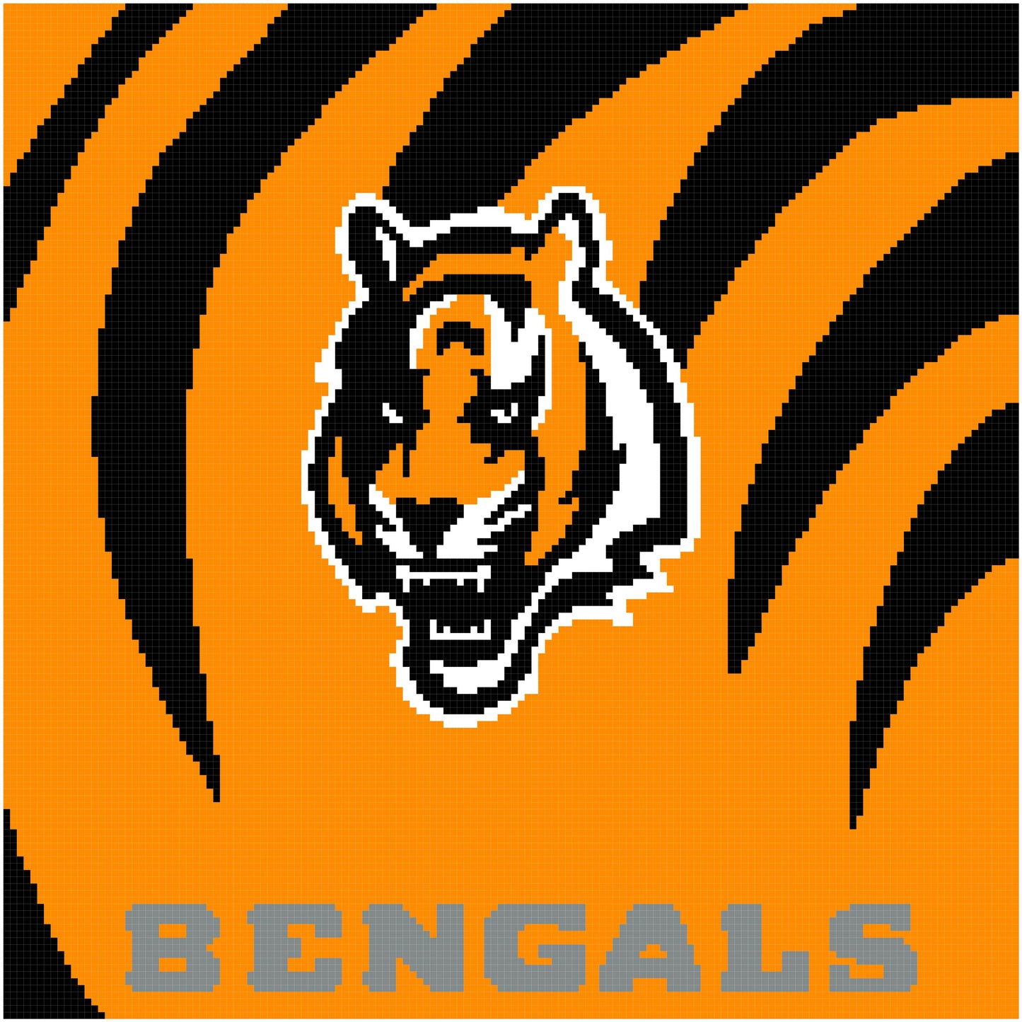 Bengals Print 150x150 PLAIN