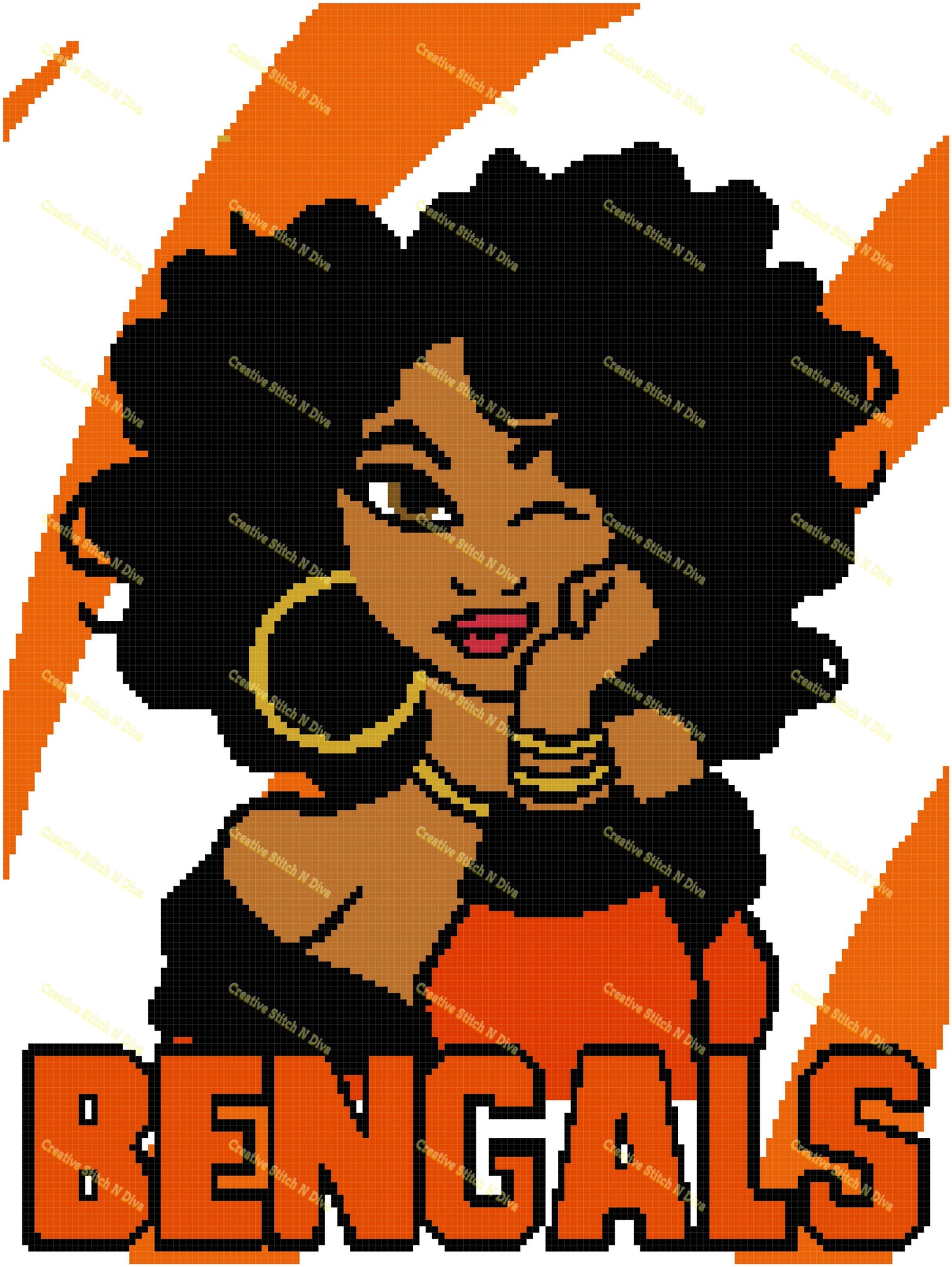 Bengals on Fleek 150x200 PLAIN