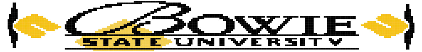 Bowie State University Scarf 250x30