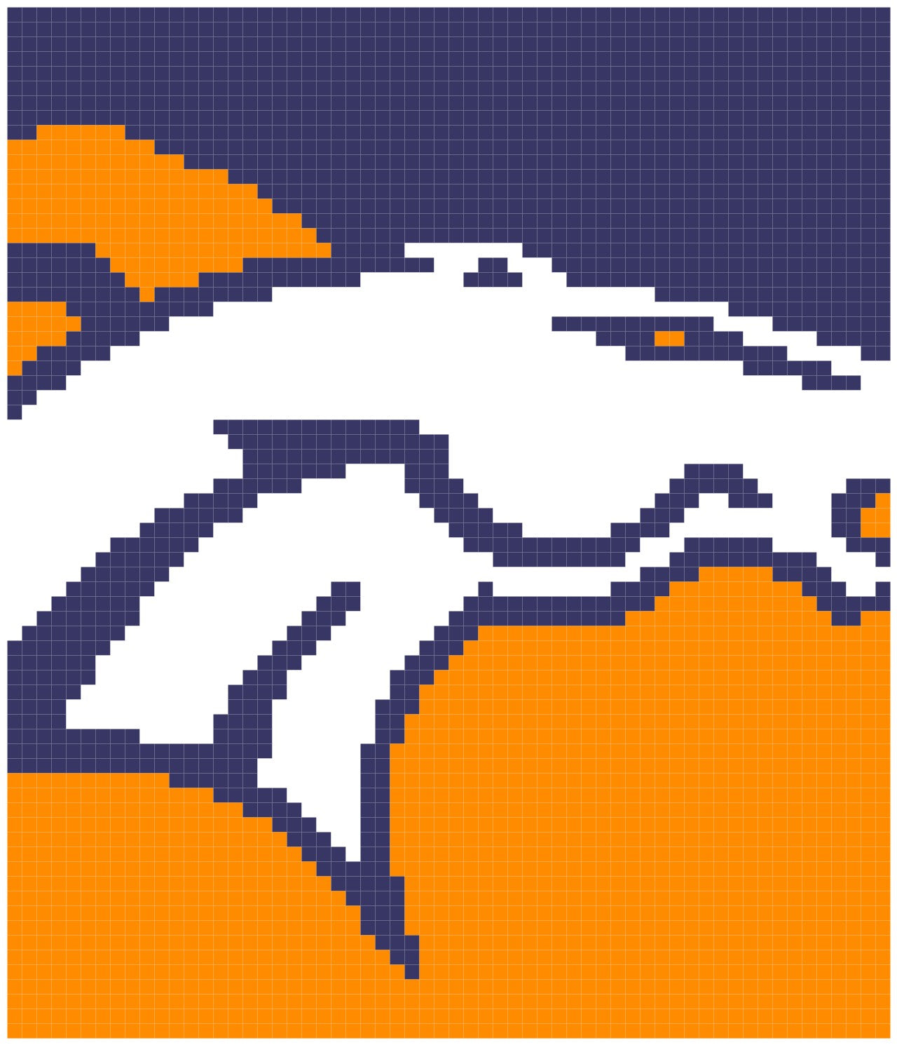 Broncos Pillow 60x70