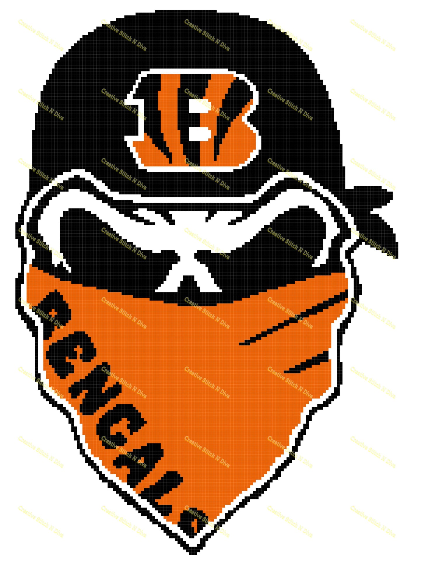 Cincinnati Bengals 150x200 PLAIN