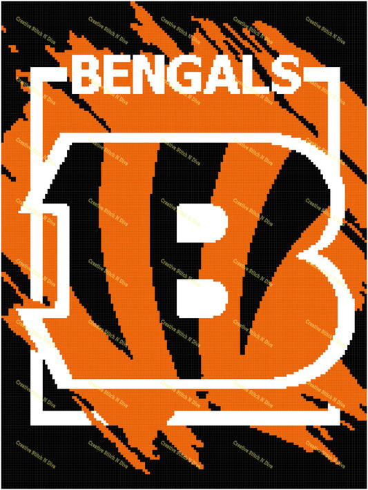 Cincinnati Bengals Splash 150x200