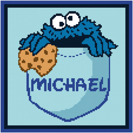 Cookie Monster in the Pocket 120x120