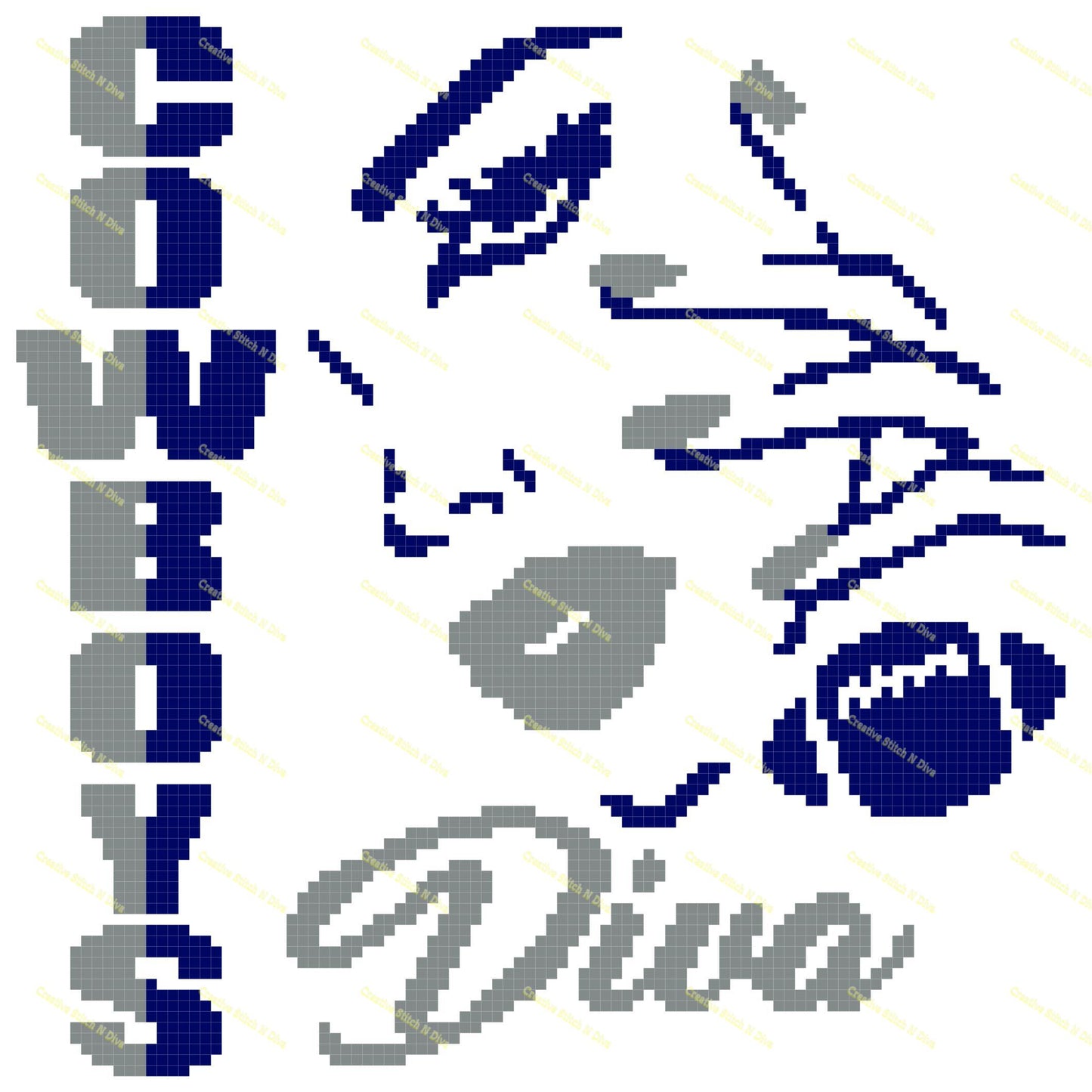 Cowboys Diva Pillow 100x100