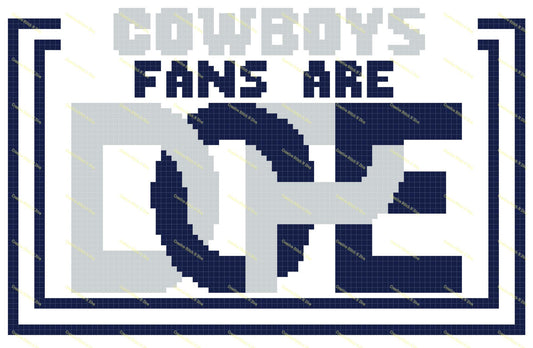 Dallas Cowboys Fans Pillow 100x65