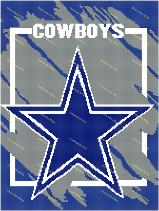 Dallas Cowboys Splash 150x200