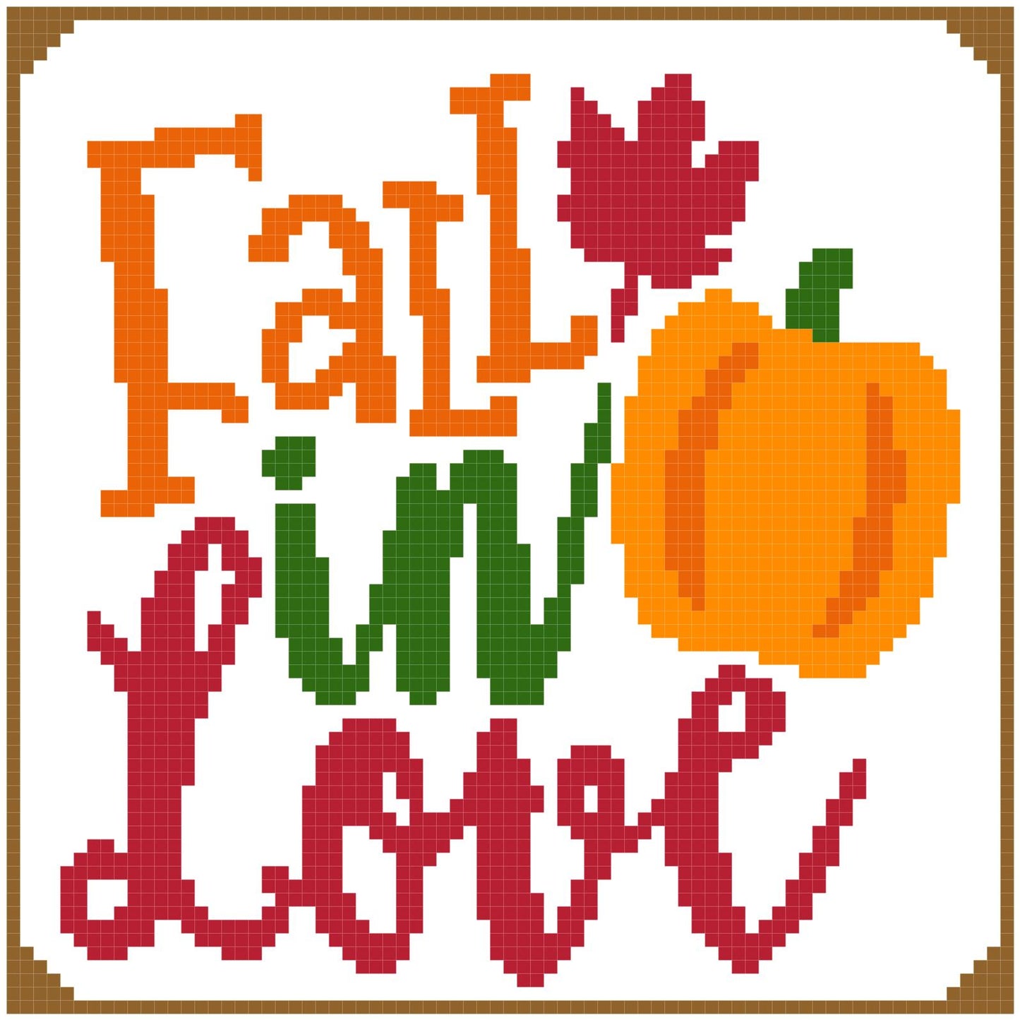 Fall in Love Pillow 75x75