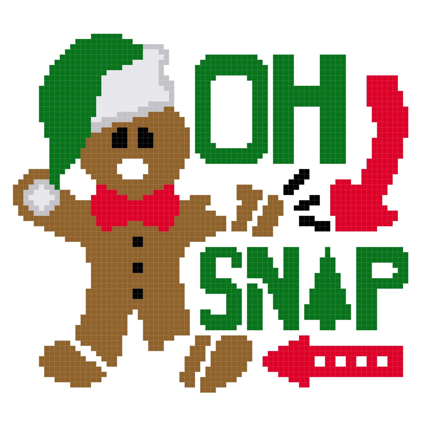 Gingerbread Oh Snap Pillow 80x80