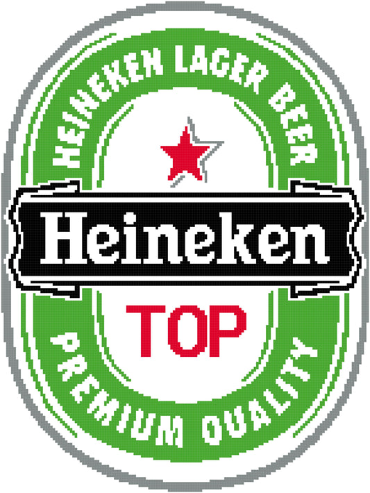 Heineken Beer Label 150x200