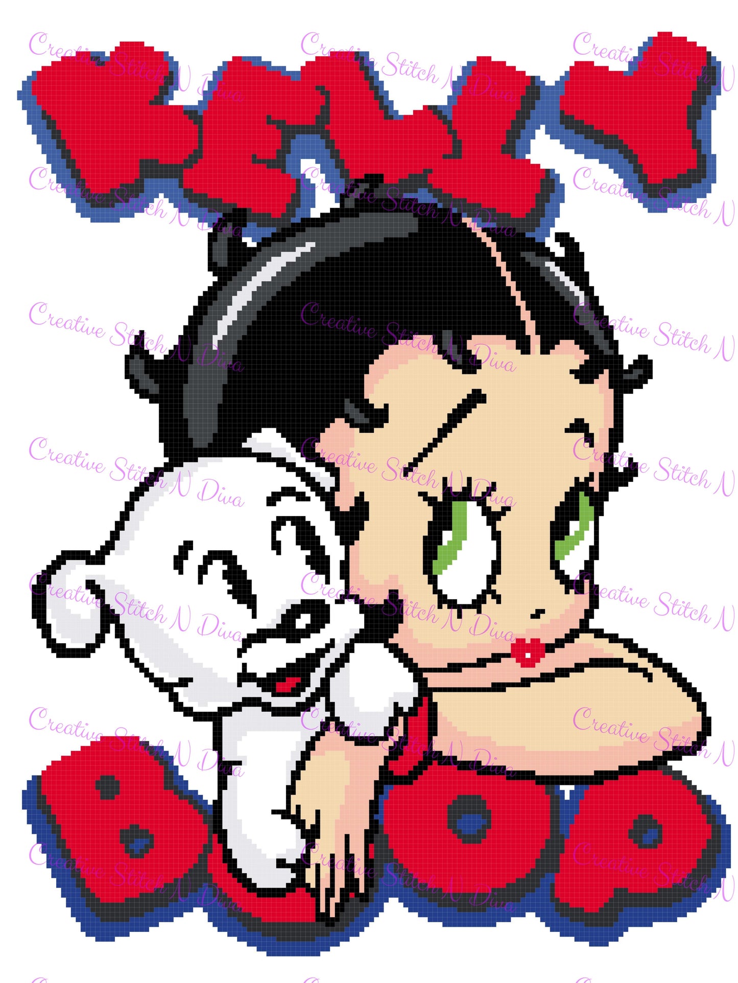 Personalized Betty Boop 150x200