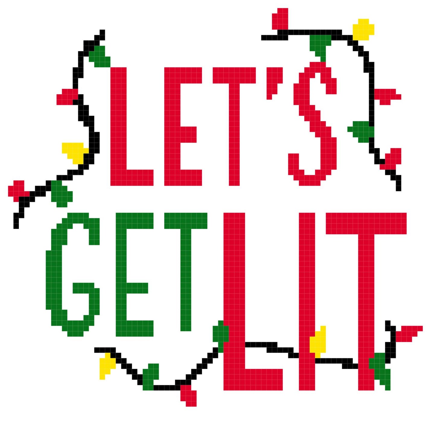 Lets Get Lit Pillow 80x80