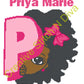 Little Beauty Peek A Boo Letters 140x140 PERSONALIZED