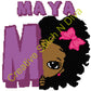 Little Beauty Peek A Boo Letters 140x140 PERSONALIZED