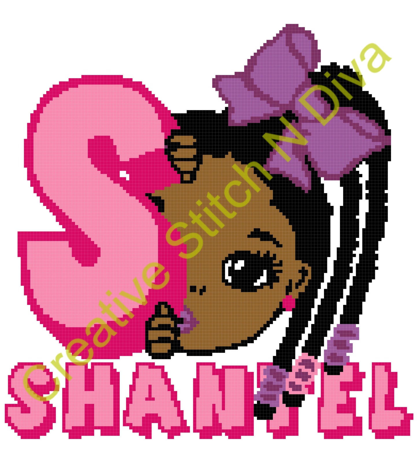Little Beauty Peek A Boo with Braids 130x140 PERSONALIZED