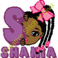 Little Beauty Peek A Boo with Braids 130x140 PERSONALIZED