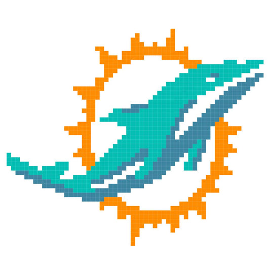 Miami Dolphins Logo Pillow 60x60