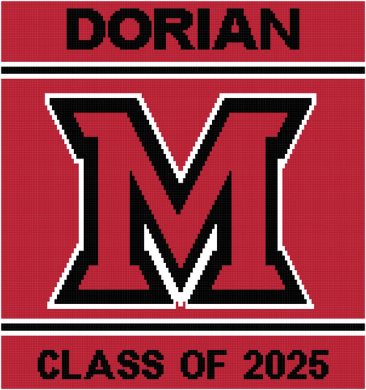Miami University 150x160 PERSONALIZED