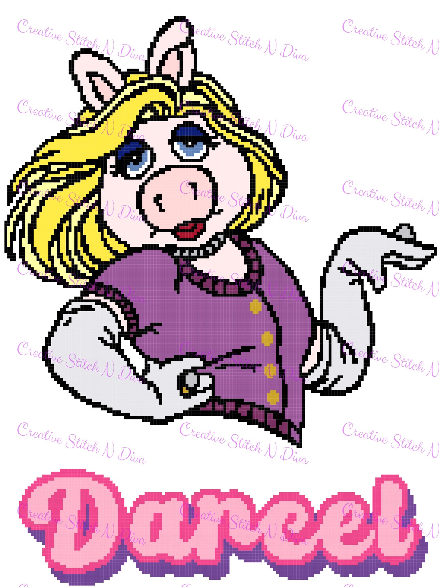 Miss Piggy 150x200 PERSONALIZED