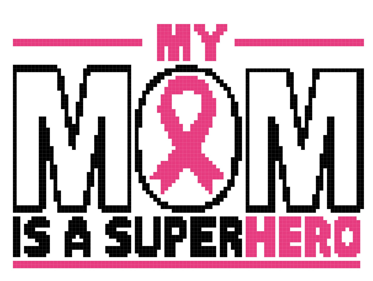 Mom is a Superhero Pillow 100x75