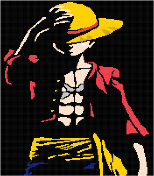 Monkey D Luffy Plain 175x200