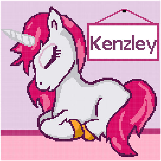 My Little Pony Unicorn 150x150 PERSONALIZED