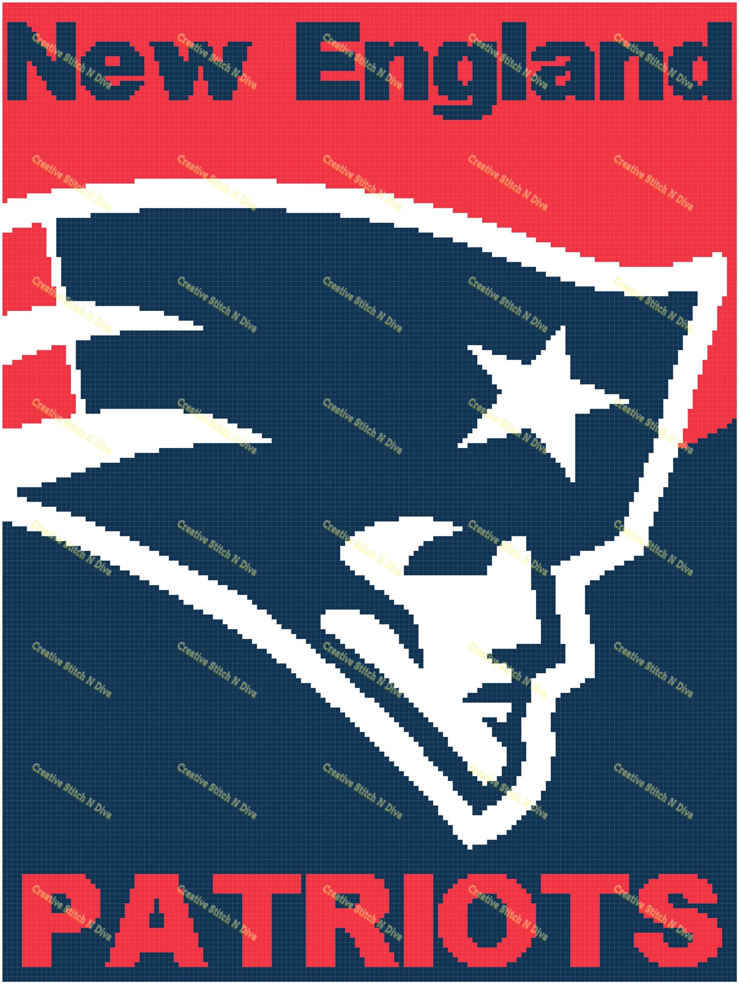 New England The Patriot 150x200 PERSONALIZED