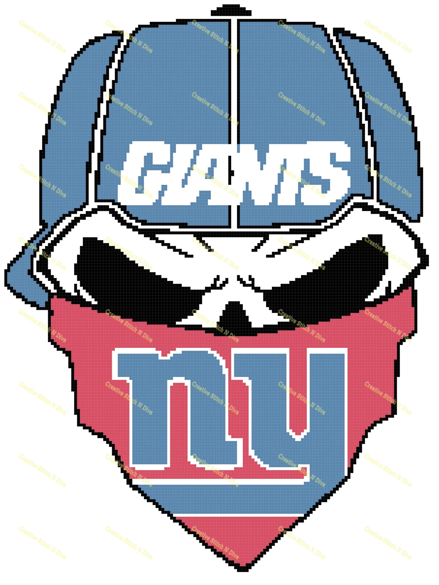 New York Giants Skull 150x200