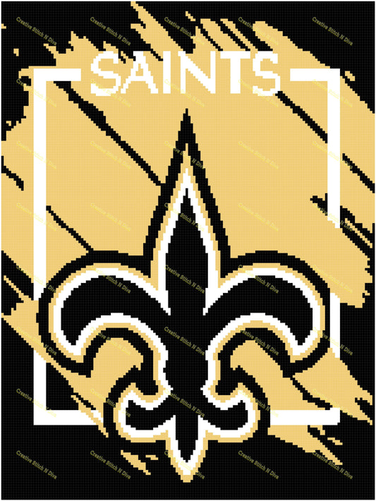 New Orleans Saints Splash 150x200