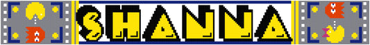 Pac-Man Scarf 250X30 ADULT PERSONALIZED