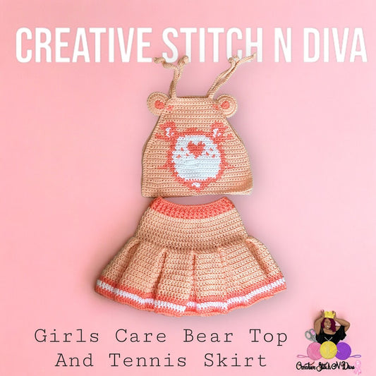 Kids Care Bear Inspired Top Crochet Pattern