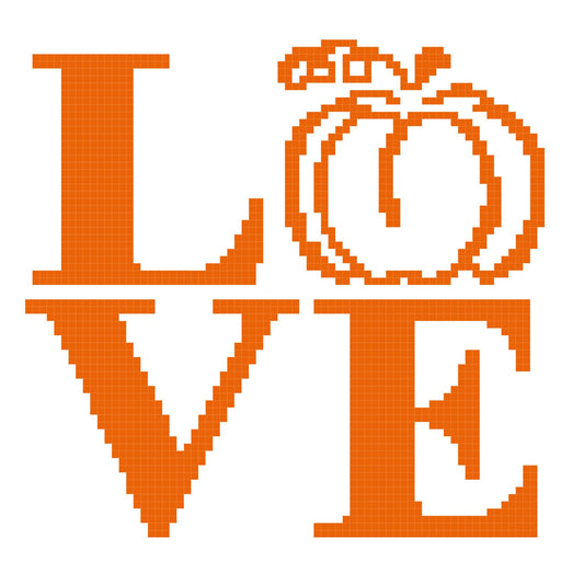 Pumpkin Love Pillow 80x80