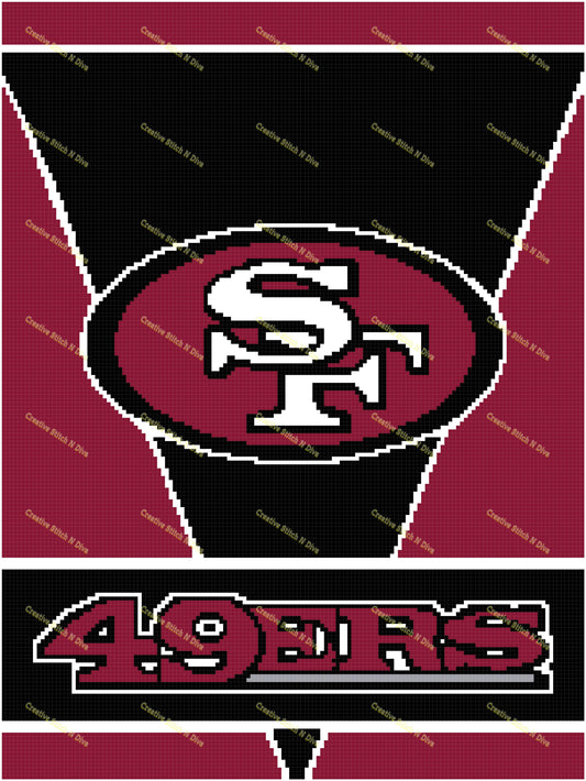 San Francisco 49ers 150x200 PLAIN