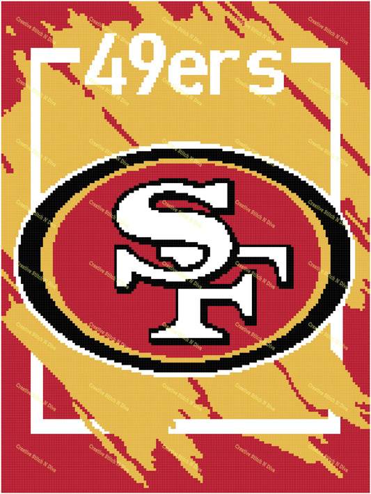 San Francisco 49ers Splash 150x200