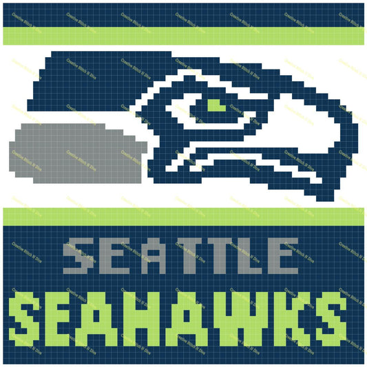 Seattle Seahawks Logo Pillow 60x60