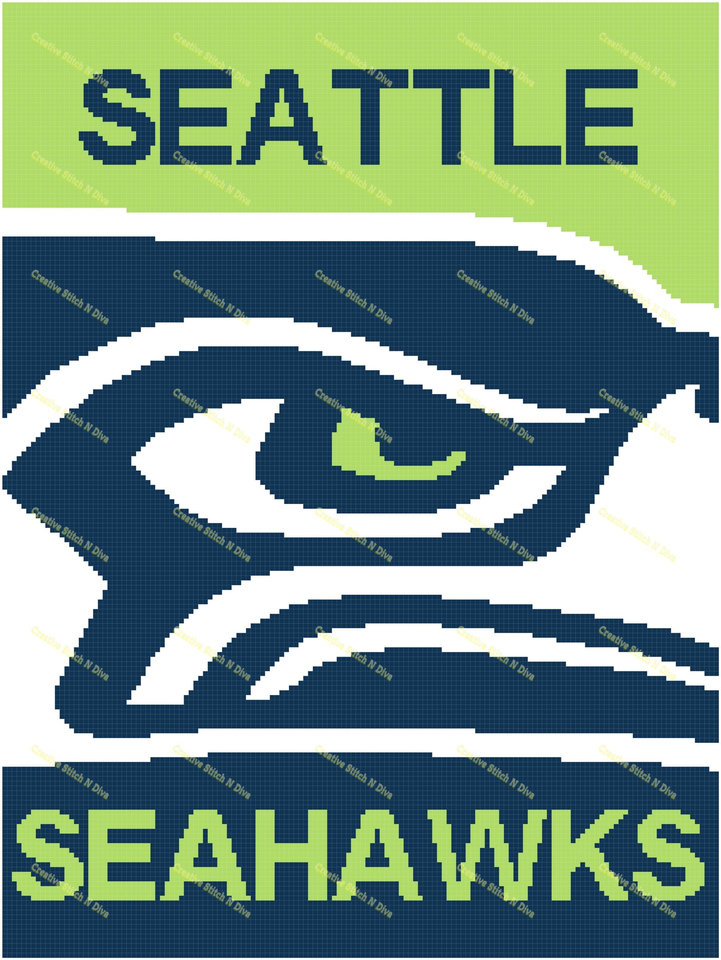 Seattle The Seahawk 150x200 PERSONALIZE