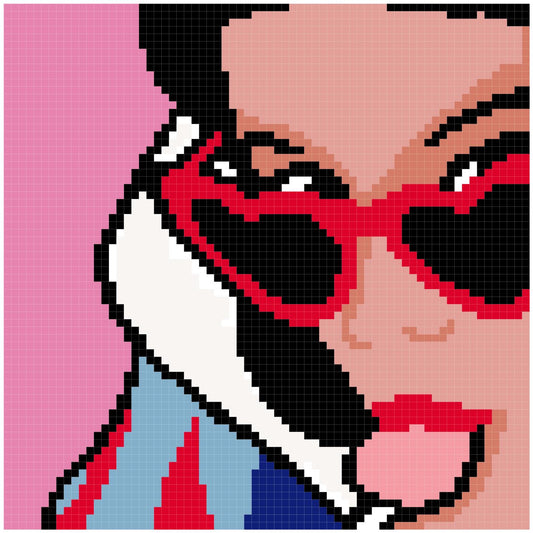 Snow White Sucking a Lollipop Pillow 70x70