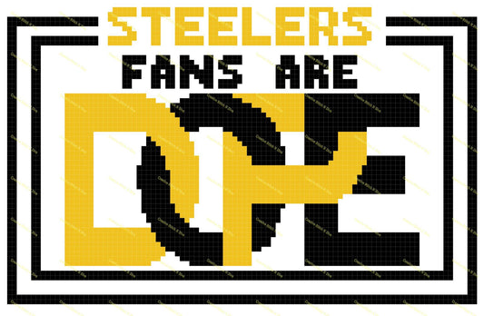 Steelers Fans Dope Pillow 100x65