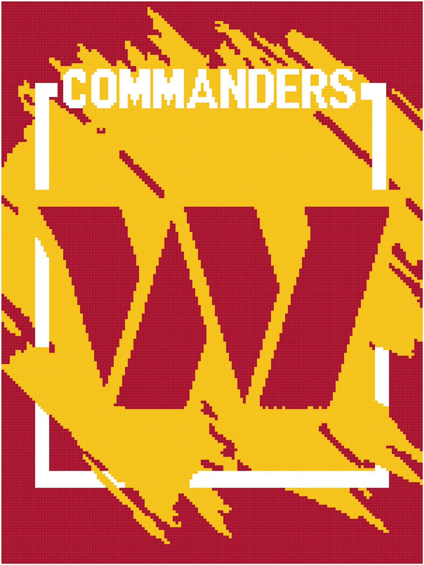 Washington Commanders Splash 150x200